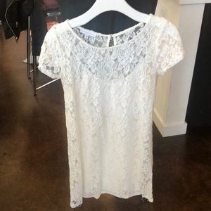White embroidered dress